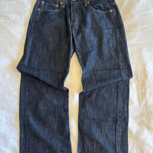Levi's 569 Dark Blue Straight Jeans - Picture 1 of 1